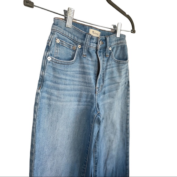 Madewell Wide-Leg Crop Jeans in Delancey Wash Size 23 - Picture 10 of 14